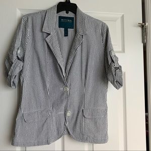 Bitten by SJP seersucker blazer